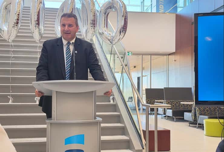 Lambton College President and CEO Rob Kardas (Blackburn Media photo by Josh Boyce)