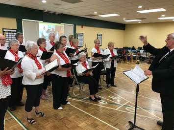 The Sarnia & District Community Choir performs at the Strangway Centre's 30th anniversary celebrations. June 18, 2019 Photo by Melanie Irwin