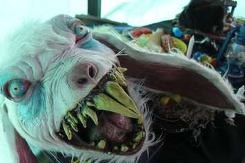 The 6th edition of Reaper's Gate Haunted Backyard Maze is put on at 3150 California Ave. in Windsor in support of Street Help. Photo taken October 21, 2016. (Photo by Ricardo Veneza)