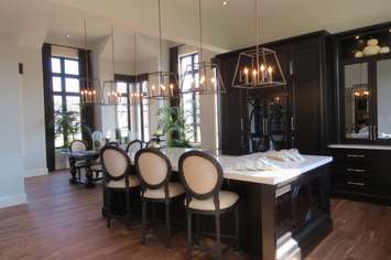 The kitchen in the Dream Lottery Home at 2337 Humberside Common in London, October 5, 2016. (Photo by Miranda Chant, Blackburn News)