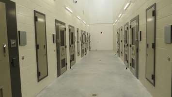 The Segregation Unit at the Regional Intermittent Centre at the Elgin-Middlesex Detention Centre in London, September 13, 2016. (Photo by Miranda Chant, Blackburn News.)