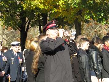 Remembrance Day Ceremony in London's Victoria Park. Photo by Ashton Patis. November 11, 2014.   
