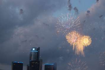 Thousands attend the 2015 Detroit Ford Fireworks Display along Windsor's waterfront on June 22, 2015. (Photo by Ricardo Veneza)