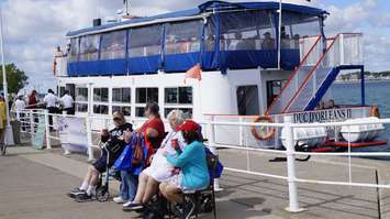 Sarnia's 39th annual St. Clair River seniors cruise aboard the Duc D'Orleans. June 26, 2017 (Photo by Melanie Irwin)