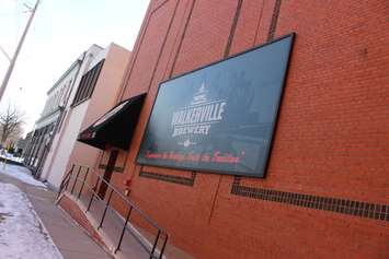 Walkerville Brewery on Argyle St. in Windsor, February 2015. (Photo by Mike Vlasveld)