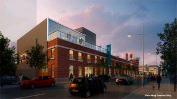 Artist rendering of the future Armouries site. (provided by the University of Windsor) 