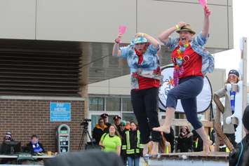 4th Annual Polar Plunge, St. Clair College SportsPlex, Windsor, March 2, 2018. Photo by Mark Brown/Blackburn News.