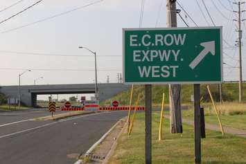 Jefferson Blvd. at the E.C. Row Exwy. in Windsor July 29, 2015. (Photo by Adelle Loiselle)