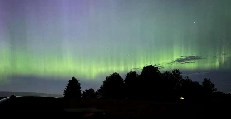 Aurora Borealis, May 10, 2024 (Image courtesy of Kate Otterbein, Blackburn Media)