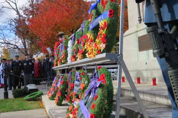 Remembrance Day ceremony at the Cenotaph in Victoria Park in London. (File photo by Miranda Chant, Blackburn Media)