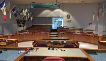 Lambton County Council Chambers on Broadway Street in Wyoming.  (Photo by County of Lambton)