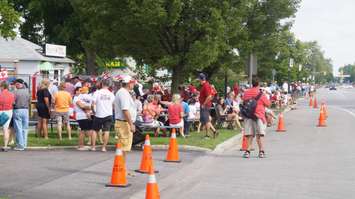 A Celebration In Corunna For Local High Jump Gold Medalist Derek Drouin (Blackburnnews.com Photo By Josh Boyce)