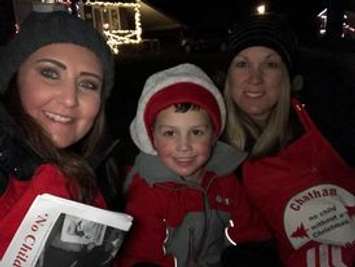 Lindsay Decan, Cole Crawford, and Jennifer Crawford volunteer for the Chatham Goodfellows 2021 Street Sales (Photo submitted by the Chatham Goodfellows)