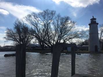 Flooding at Lighthouse Cove. February 25, 2018. (Photo by Matt Weverink). 