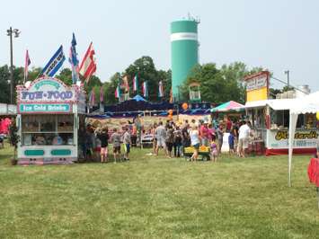 Residents from Thamesville and the surrounding area attend the 40th annual Threshing Festival in Thamesville. (Photo by the Blackburn Radio Summer Patrol)