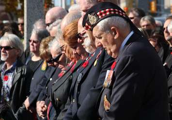 Veterans honoured. (File photo by Mike Vlasveld)
