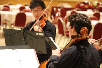 Classical music is played at the inaugural meeting of Essex County Council at the Ciociaro Club on December 10, 2014. (Photo by Ricardo Veneza)