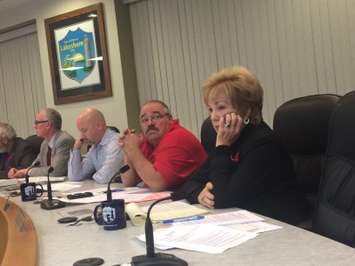 Lakeshore Council holds a special meeting regarding a zoning amendment to regulate medical marijuana and hemp production operations on November 4, 2014. (Photo by Ricardo Veneza)