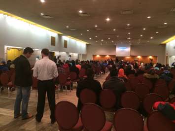 The Windsor Muslim Student's Association hosts a panel entitled Violent Radicalization and its Impact on Muslims at the CAW Student Centre on the University of Windsor campus on November 26, 2014. (Photo by Ricardo Veneza)