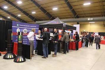 Inside the John D. Bradley Convention Centre during Home Hardware’s Pro Contractor Tradeshow. January 17, 2017. (Photo by Natalia Vega) 