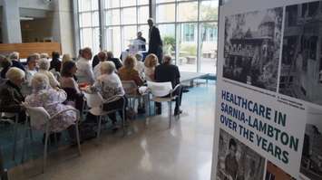 Bluewater Health holds ceremony to open three time capsules from Sarnia General Hospital. September 27. 2019