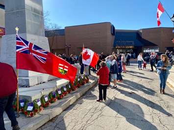  Remembrance Day 2020 in Chatham  (Photo by Allanah Wills)