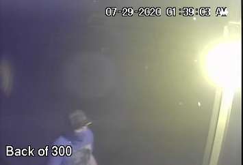 Warwick break and enter surveillance photos from July 29, 2020 Image courtesy of Lambton OPP 