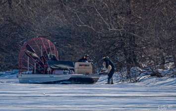 Miracle's rescue on the Detroit River courtesy of Woodhaven Animal Hospital.