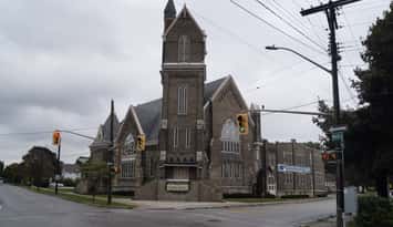 Central United Church at the corner of George St. and Brock St. in Sarnia. September 25, 2018. (Photo by Colin Gowdy, BlackburnNews)