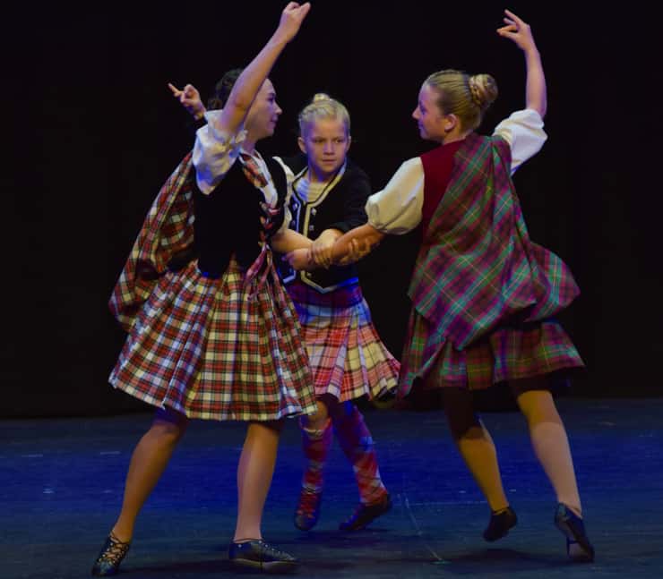 Highland dancers perform at A Celtic Evening in Sarnia. Submitted photo.