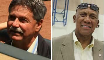 Photo (left) of Doug Melvin by Ryan Tastad via Wikimedia Commons (This file is licensed under the Creative Commons Attribution 2.0 Generic license). Photo (right) of Fergie Jenkins by Sarah Cowan, Blackburn Media.