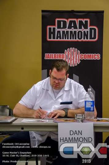 Guest artist Dan Hammond at CK Expo May 9 2015 (Photo courtesy Productionmark) 