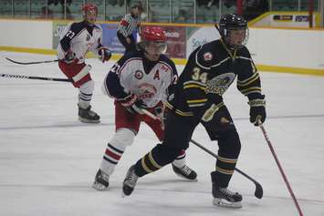 Wallaceburg Lakers take on the Petrolia Flyers, October 12, 2016. (Photo courtesy of of Jocelyn McLaughlin)