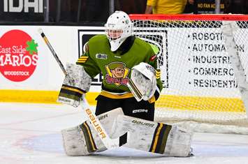 Charlie Larocque (Photo via Logan Taylor/OHL Images)