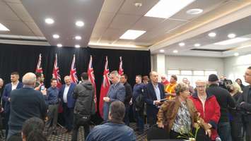Ontario PC leader Doug Ford meeting with Sarnia-Lambton residents at the Quality Inn Point Edward. April 20, 2018. (Photo by Colin Gowdy, BlackburnNews)