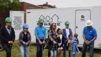 Habitat for Humanity Sarnia-Lambton hosts a groundbreaking ceremony in Sarnia. 8 June 2023. (Photo by Sarnia News Today)