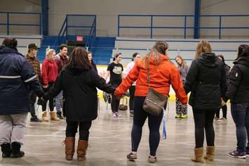 Lambton College's 25th annual pow wow, special educational awareness day. April 7, 2017 BlackburnNews.com photo by Meghan Bond