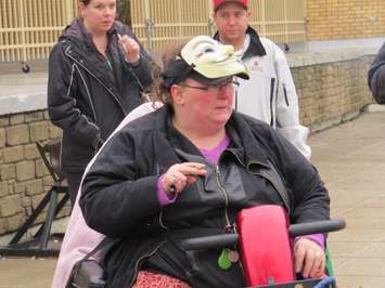 Around 30 people attended 4/20 at Victoria Park in London, April 20, 2017. (Photo by Miranda Chant)