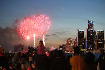 The 60th Ford Fireworks on the Windsor riverfront. Photo by Mark Brown/Blackburn News.