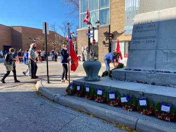 Remembrance Day 2020 in Chatham  (Photo by Allanah Wills)