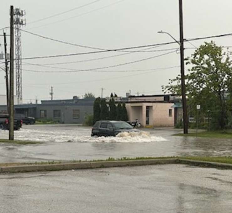 Flooding, July 16, 2025. Submitted photo. 