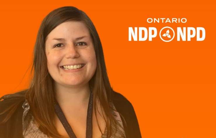 Candace Young. Photo courtesy of the New Democrats of Sarnia-Lambton-Bkejwanong via Facebook. 