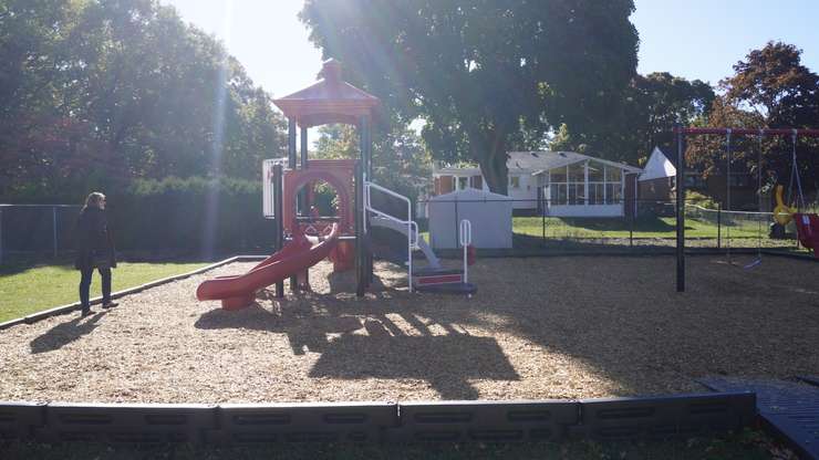 The playground at King George VI School, Oct. 17, 2024 (Photo by: Lindsay Newman/ Blackburn Media) 