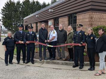 Grand opening of the J. H. Fairbank Fire Training Centre. May 4, 2022. (Photo by Natalia Vega)