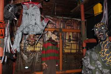 The 6th edition of Reaper's Gate Haunted Backyard Maze is put on at 3150 California Ave. in Windsor in support of Street Help. Photo taken October 21, 2016. (Photo by Ricardo Veneza)