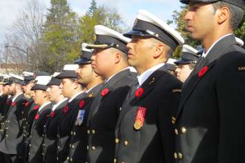 Remembrance Day ceremony at the Cenotaph in Victoria Park in London, November 11, 2016. (Photo by Miranda Chant, Blackburn News.)