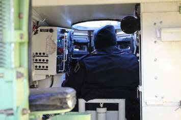 The Windsor Police Service's Tactical Rescue Vehicle is  unveilled, November 21, 2014. (photo by Mike Vlasveld)