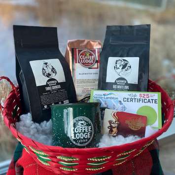 Day 1 of Tourism Sarnia-Lambton's Twelve Days of Christmas Giveaways.  (Photo by Ontario's Blue Coast)