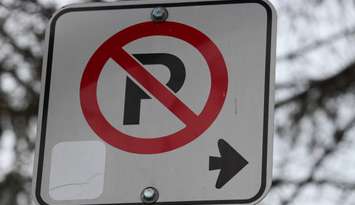 No Parking sign. (Photo by Adelle Loiselle)