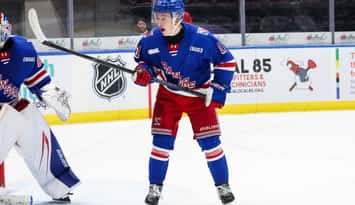 Cameron Arquette of the Kitchener Rangers. Photo by Natalie Shaver/OHL Images